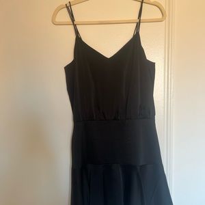 Silky black Banana Republic dress